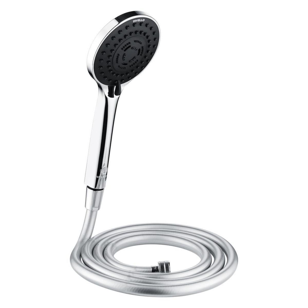 Handduschset Senso 3F 9L, DIVELLO - DIVELLO SENSO 3F SILVER 9L HANDDUSCHSET