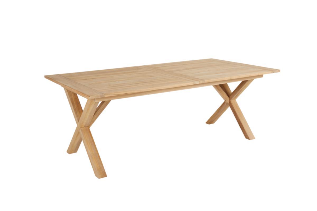 Matbord, förlängningsbart, Brutus - MATBORD 200-265 CM NATUR BRUTUS BRAFAB