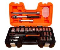 Socket set bahco s240