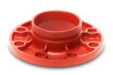 Grooved flange adapter, Red