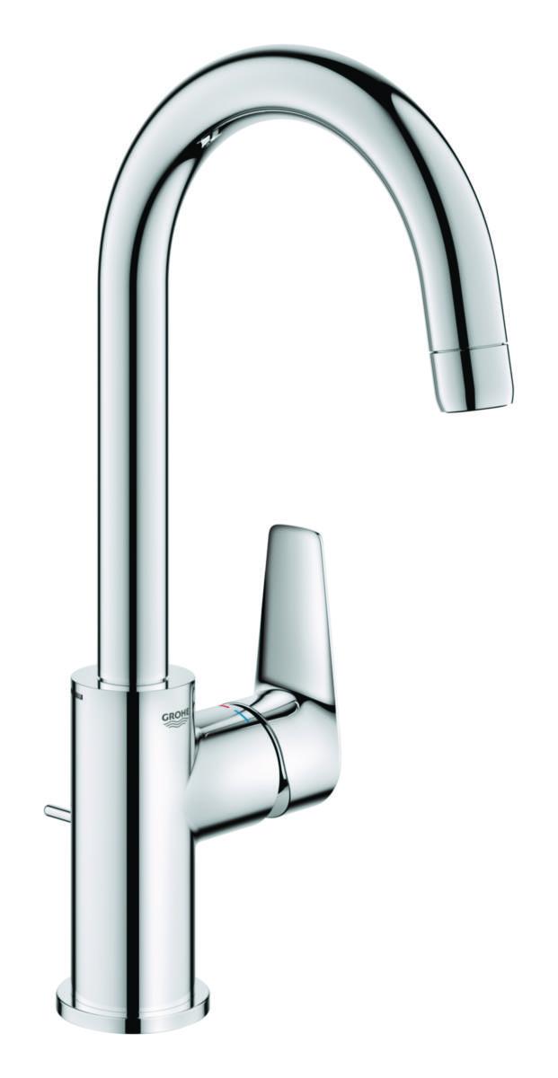 Tvättställsblandare Start Edge L, Grohe - GROHE TVÄTTSTÄLLSBLANDARE STARTEDGE L HÖG,M.BV, KROM