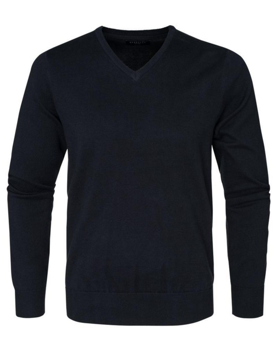 Tröja Brockton 1011 V-neck - TRÖJA BROCKTON 1011 V-NECK MARIN XL