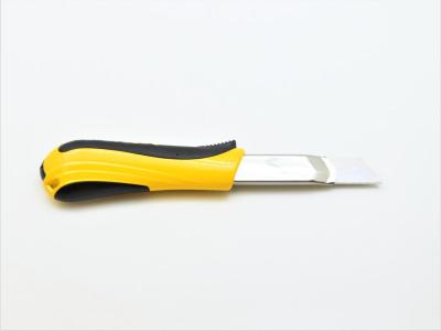 Customized Yellow Plastic Grip 18mm Screw-Lock Utility Knife