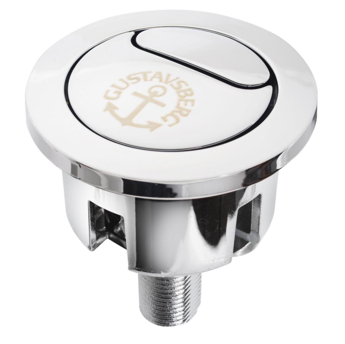 Flush button Nordic 23xx, Gustavsberg - GBG NORDIC 23XX PUSH-BUTTOM CHROME, DUO, GB19299N2951