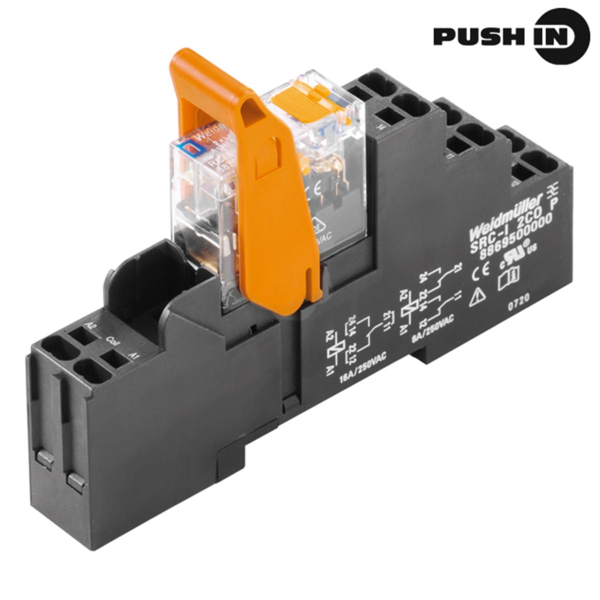 Relä RC kit - RELÄ 2P RCIKITP 24VDC 2CO