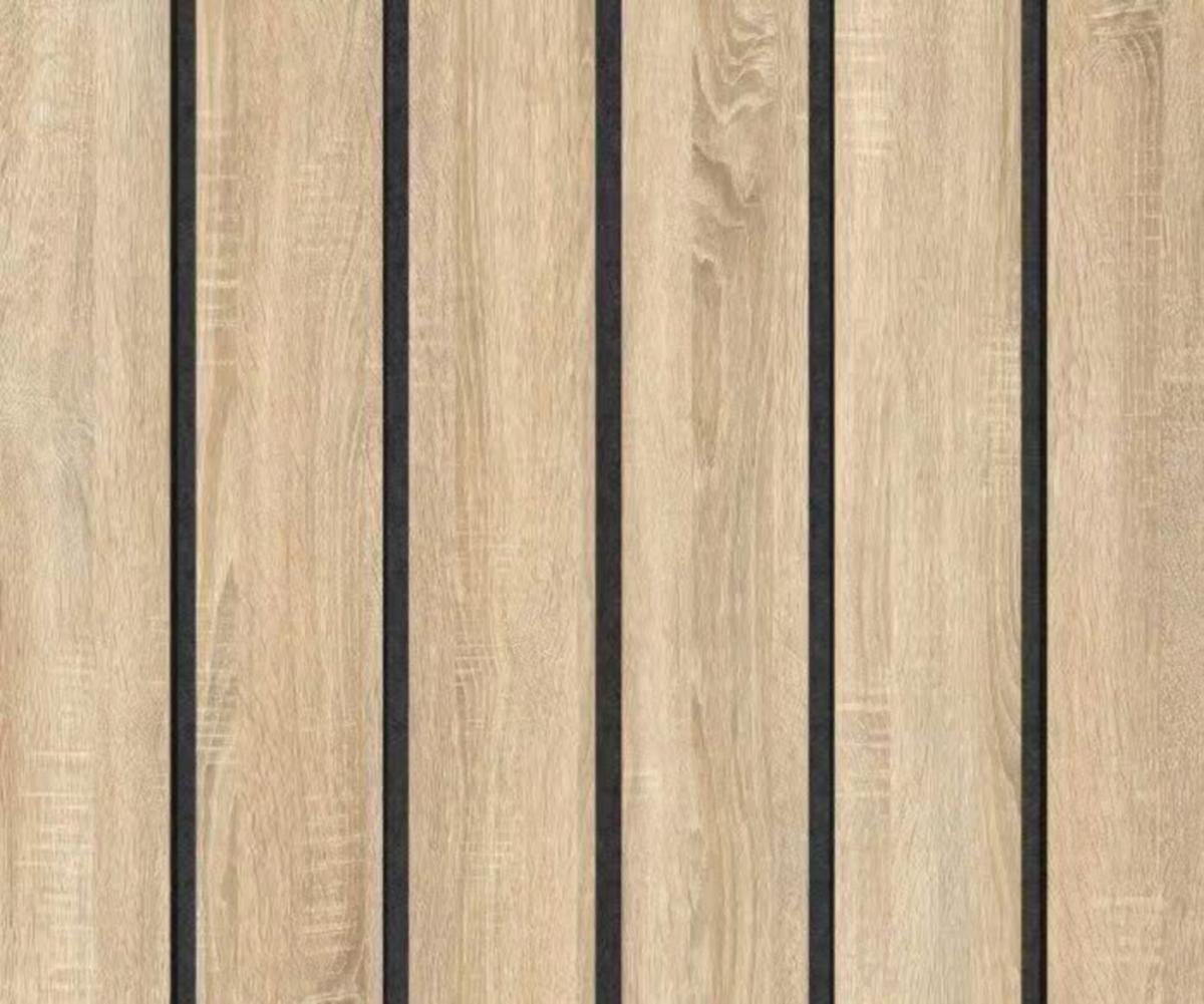 Akustikpanel, Klassisk Plank - AKUSTIKPANEL KLASSISK PLANK LJUS EK SV FILT 2780X615X20