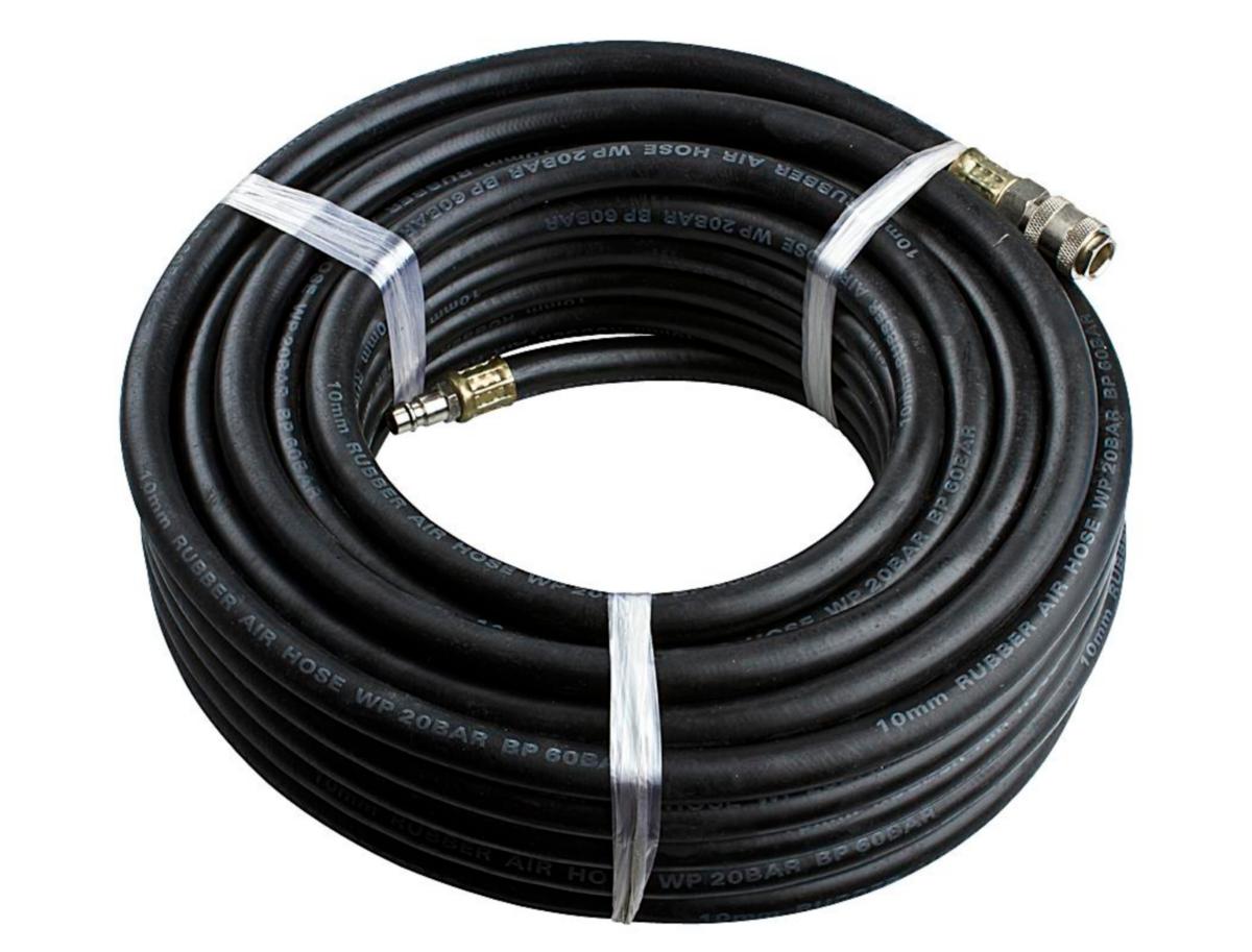 Compressed air hose PELA rubber, 3/8" - 3/8" PELA AIR RUBBER HOSE 20M
