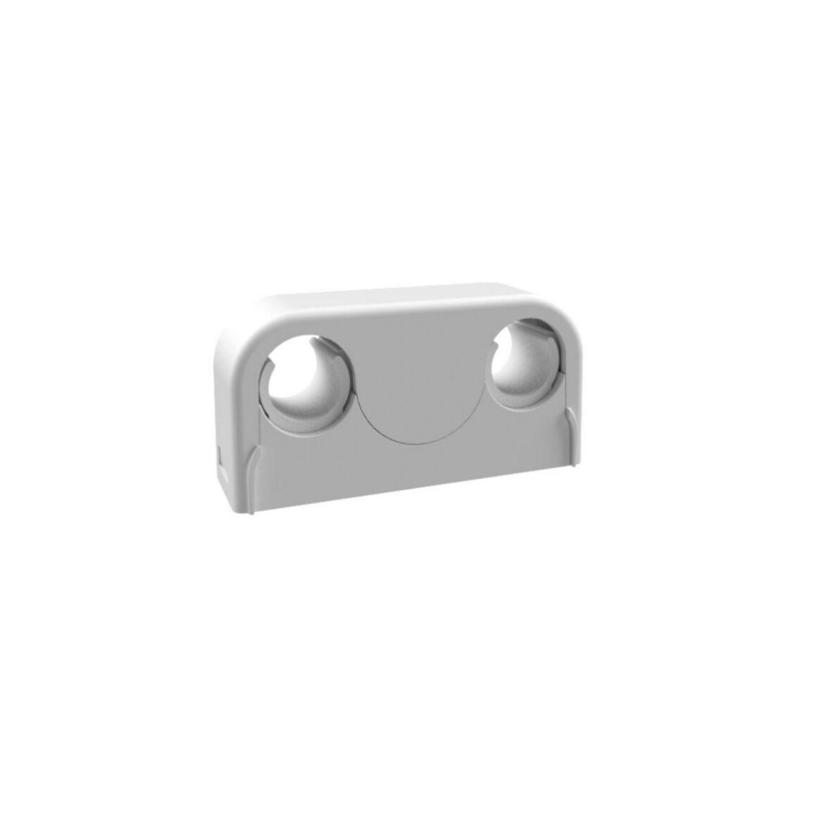 Plastic Clip Double Type Clip, Purus - PURUS CLIP PIPE CLAMP C/C 40 DOUBLE Ø12/15/16