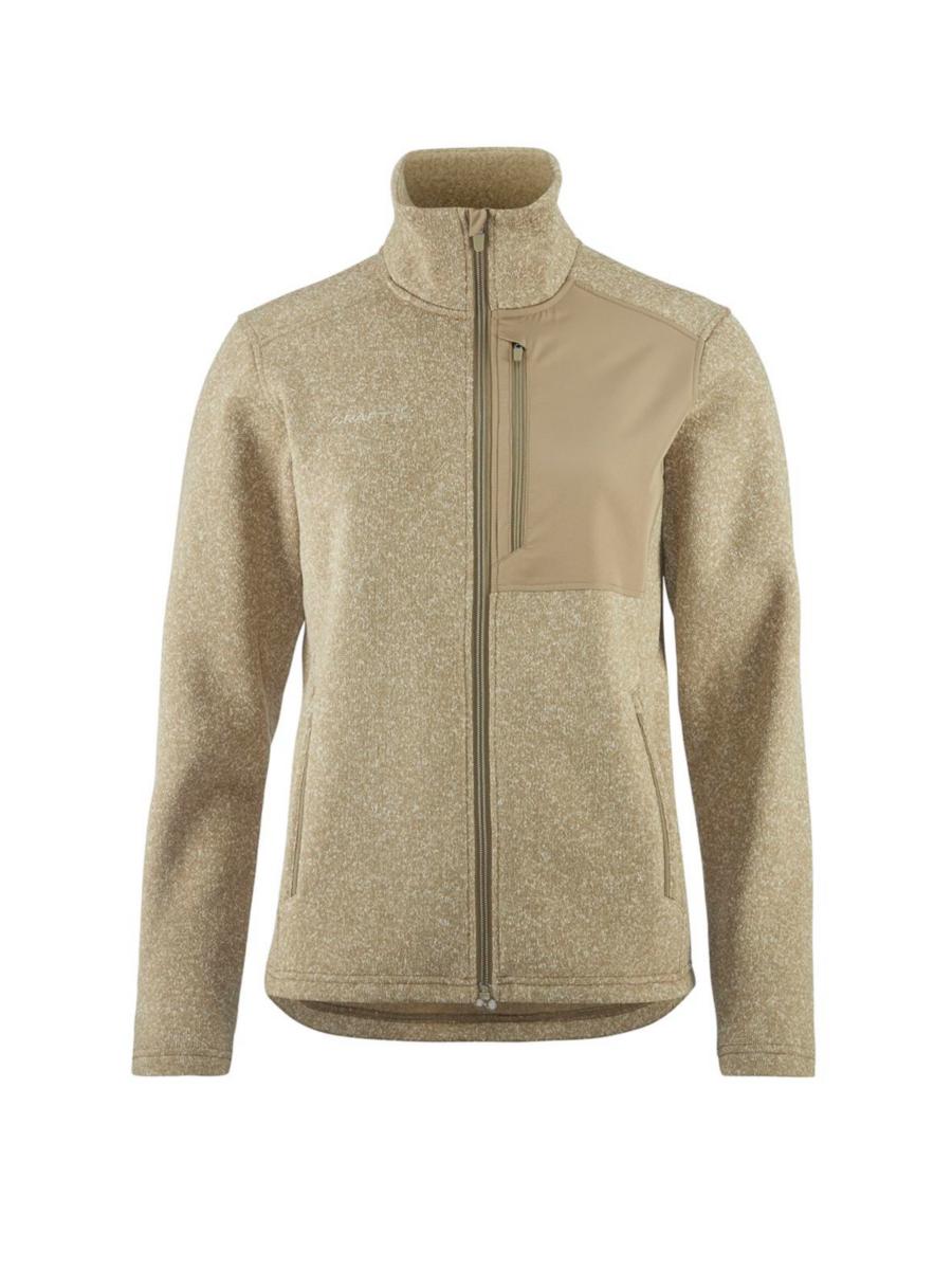 Jacka Craft 1912219 ADV Dam - JACKA CRAFT 1912219 ADV FLEECE DAM BRUN MELANGE STL XXL