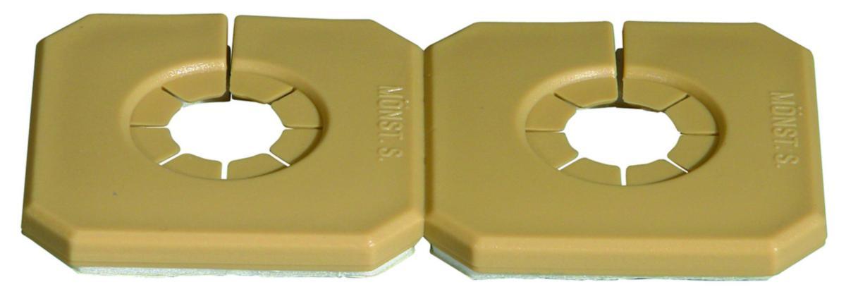 Täckbrickor Duo-Täck bruna för dubbla delbara, Purus - TÄCKBRICKA 40 C/C 10-18MM DUO-TÄCK BRUN
