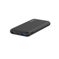 Powerbank, USB-C PD + 2xUSB-A QC, 10 000 mAh