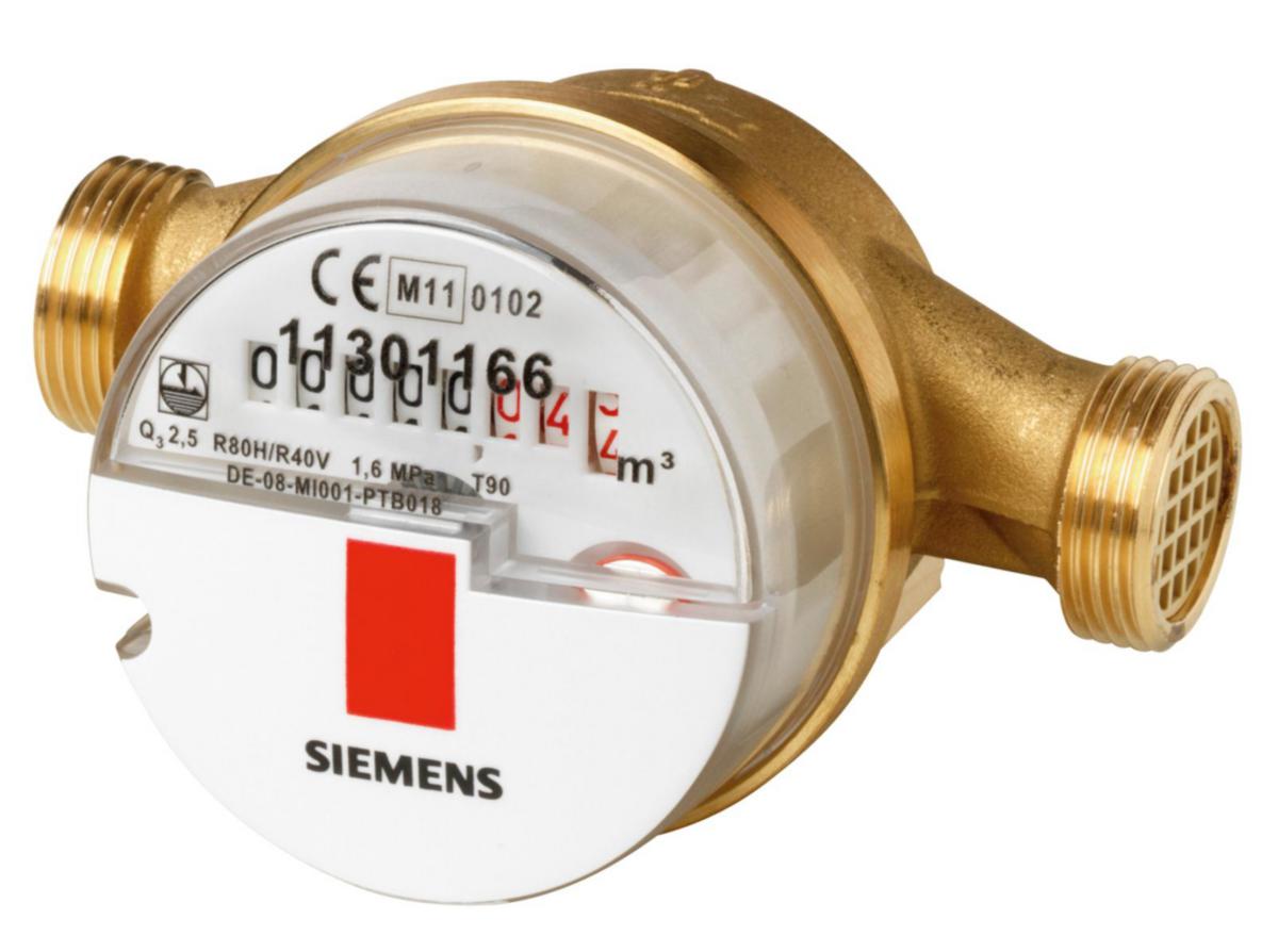 Mätare WFW, Siemens - SIEMENS MÄTARE WFW30.D080 VARMVATTEN. 1.5M3/H. 80MM