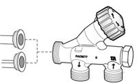 Radiatorventil Radiett-S/M30, IMI