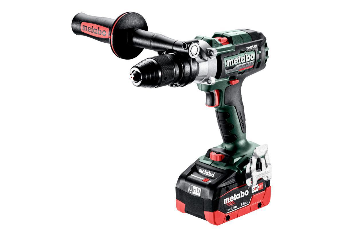 Impact drill metabo sb18ltx3 bli metal 18v 2x5 5ah lihd