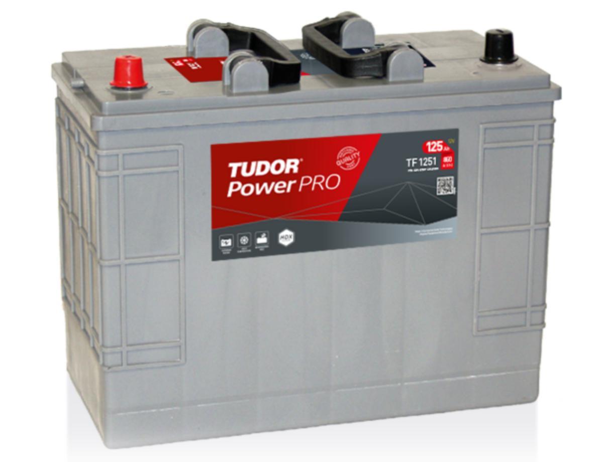 Startbatteri Tudor Powerpro - STARTBATTERI 12V 125AH TUDOR POWERPRO TF1251