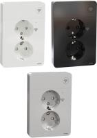 Wall socket 2-way Wiser Zigbee