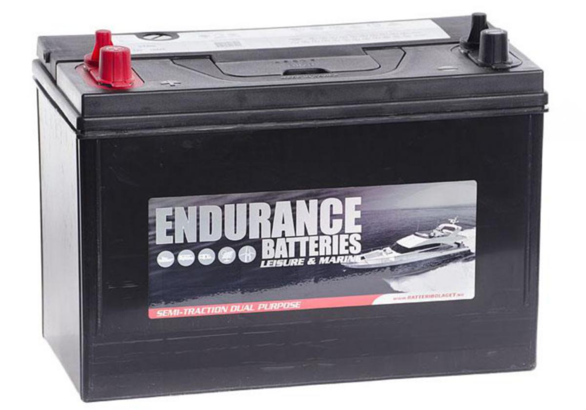 Fritidsbatteri Endurance Semi Traction - FRITIDSBATTERI 12V 105AH ENDURANCE SEMI TRACTION 31DC