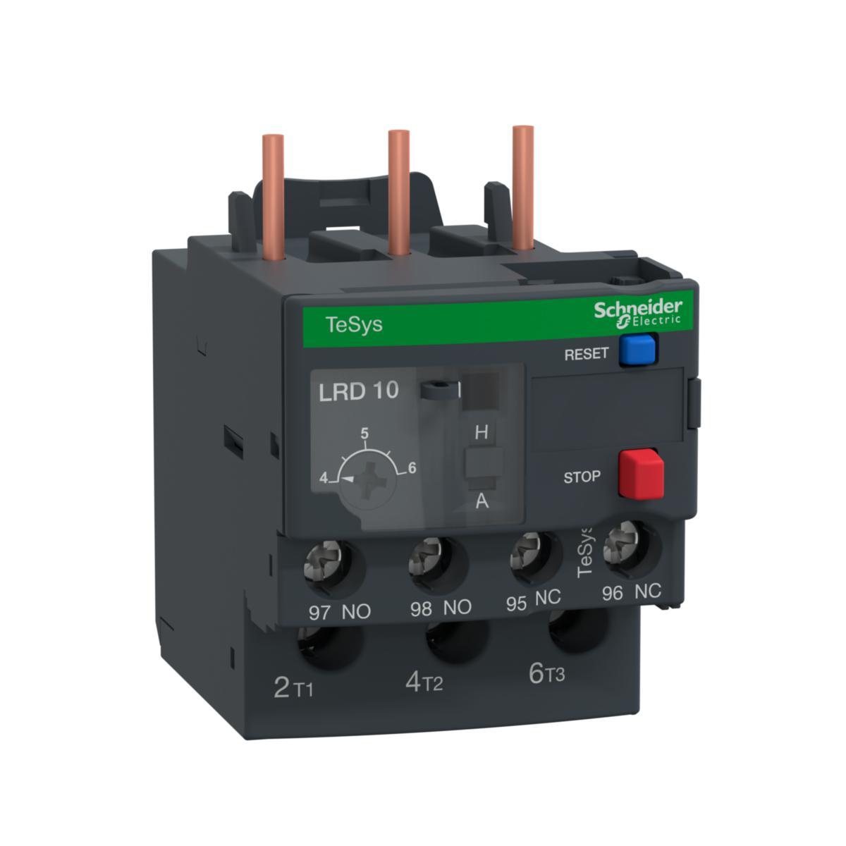 Overvoltage relay LRD - OVERLOAD REL. 4 A 6A LRD10