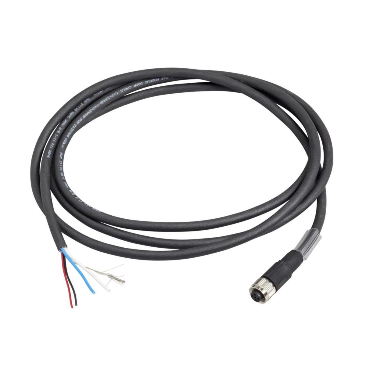 Kabel Modbus OsiSense XG - KABEL MODBUS M12 SKÄRMAD 10M TCSMCN1F10