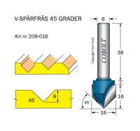 V-spårfräs Cobolt HM