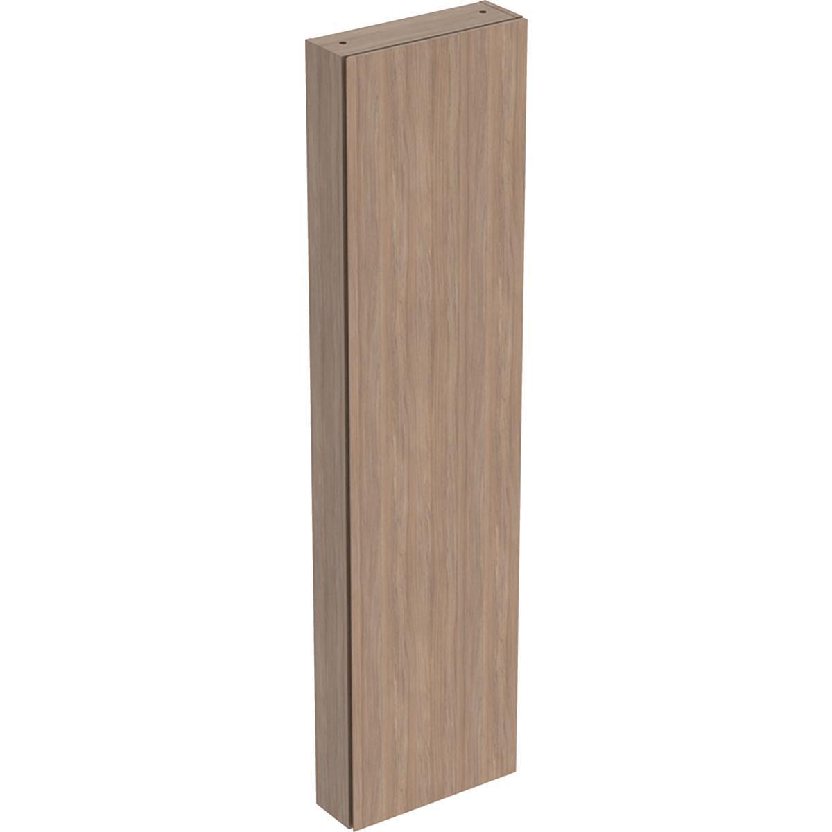 Högskåp iCon med en dörr och innerspegel, Geberit - GEBERIT ICON HÖGSKÅP/IN.SPEGEL B45 OAK/TRÄSTRUKTUR MELAMIN