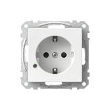 Wall socket inserts 1-way with indicator, Exxact