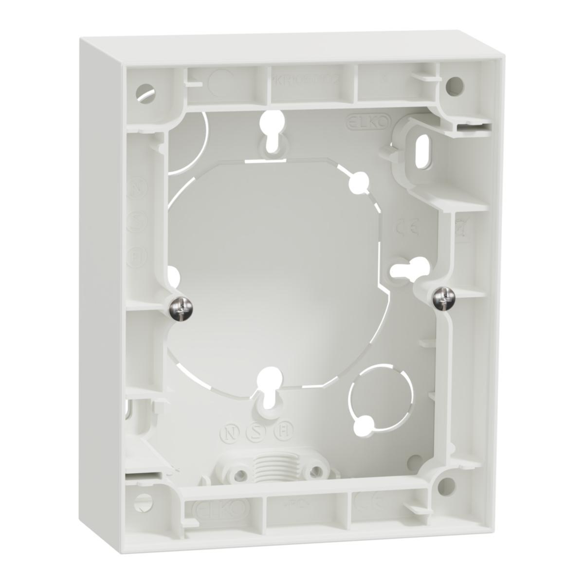 Extension frame wall outlet, One - Surface Mounted Box for DSO