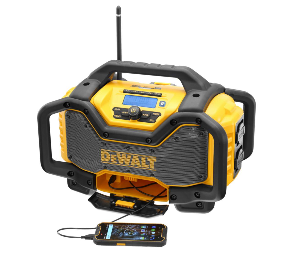 Byggradio DEWALT DCR027 SOLO - BLUETOOTH-RADIO DEWALT DCR027 XR MED LADDARE
