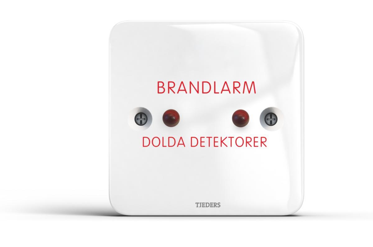 Indikering Optisk Brandlarm Dold Detektor - INDIKERING OPT 2*8MM RÖD INDIKERING OPTISK