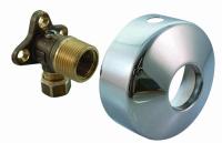 Angle coupling with stop valve, Oras