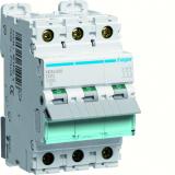 Miniature circuit breaker 3-pole type D 10kA