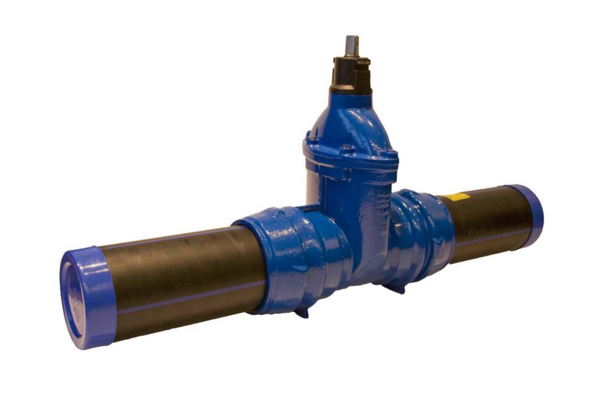 Slussventil Esco S-2844-9 - 110 SLUSSVENTIL PE-ÄNDAR ESCO S-2844-9 PE100 PN16 SDR11