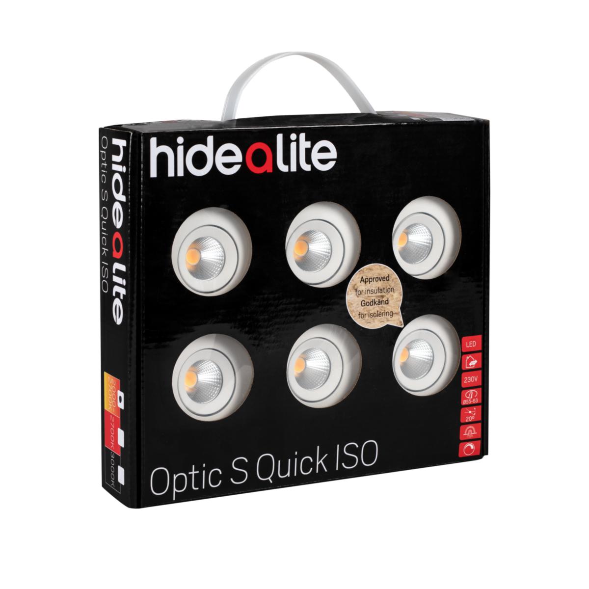 Downlight Optic S Quick ISO - DOWNL 6P 4.5W 290LM 3K VIT OPTIC S QUICK ISO