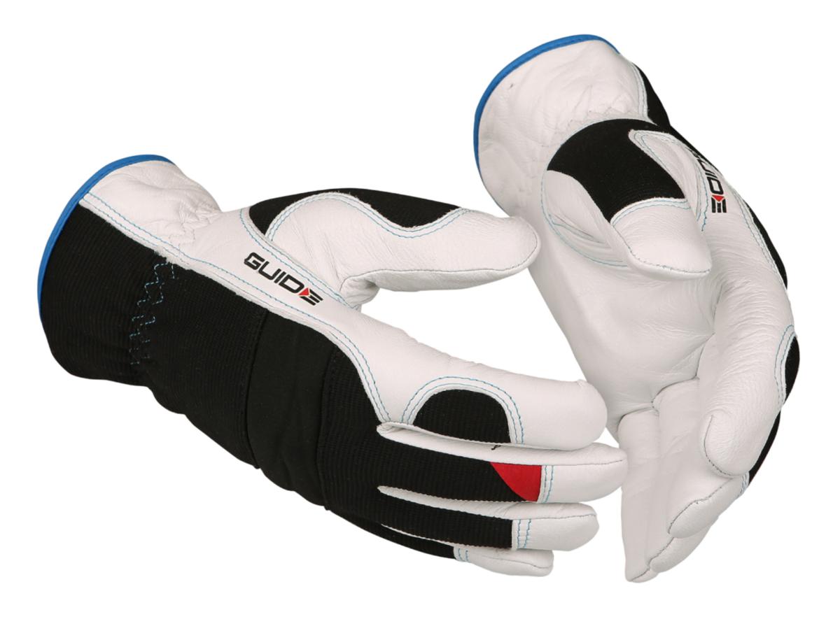 Glove Guide 46W - GLOVE GUIDE 46W LEATHER LINED OPEN CUFF SIZE 8