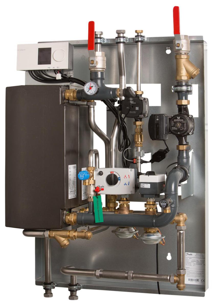 Fjärrvärmecentral Termix KST-L, Danfoss. - DANFOSS. TERMIX KST-L KST-L. ECL 310. AMV. UPMXL