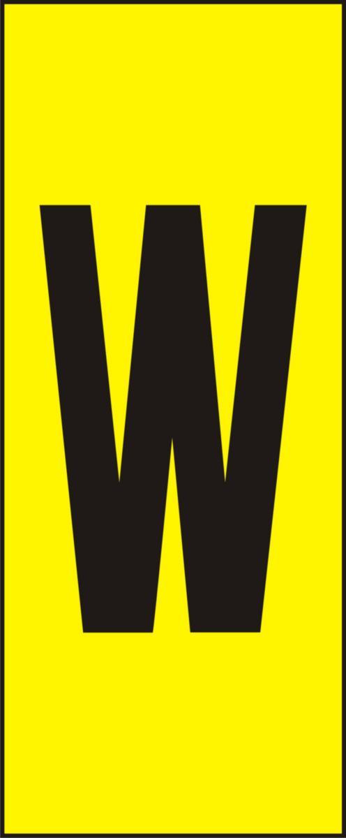 Labelling system H10, Yellow with black letters - MARK SYST H10 YELLOW W