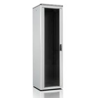 Floor cabinet 19" with glass door 60F, Eurolan