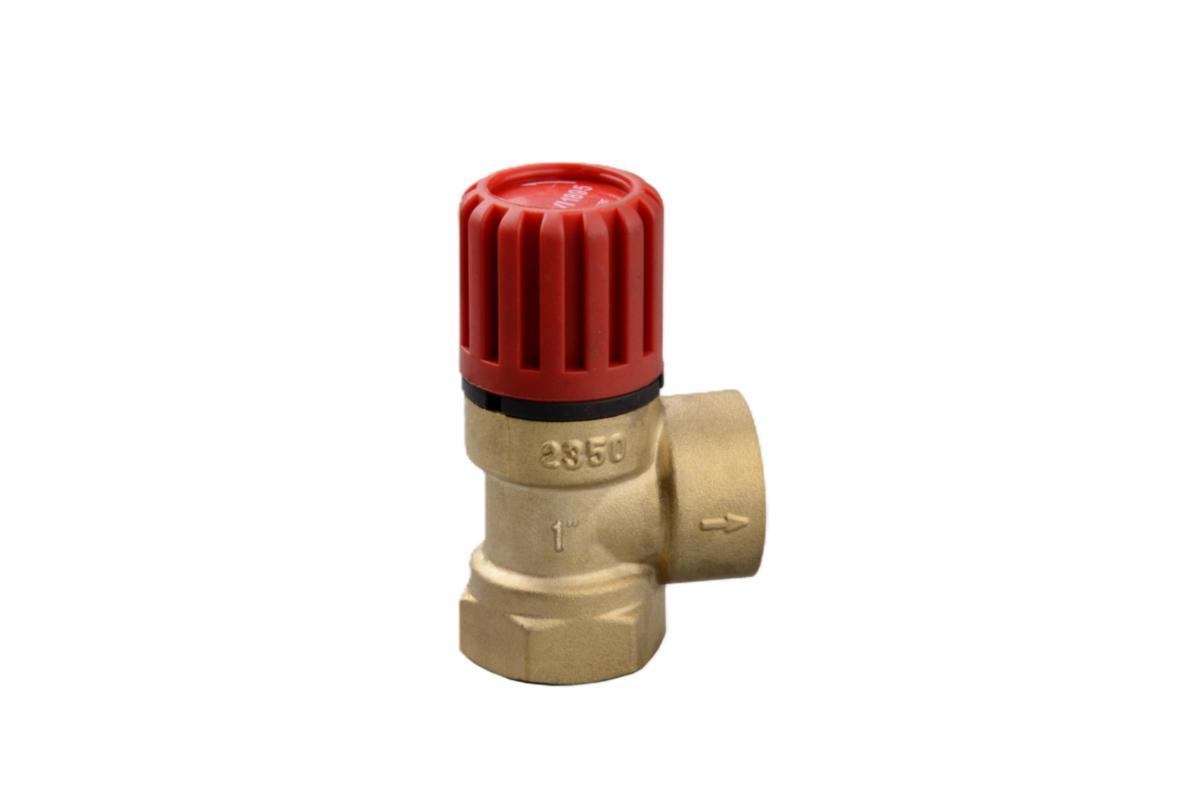 Säkerhetsventil AVI 1895-S för värme och kyla G25xG32 - SÄKERHETSVENTIL 1895-S PN10 G1"XG1 1/4" 2,5BAR-10°C-+120°C