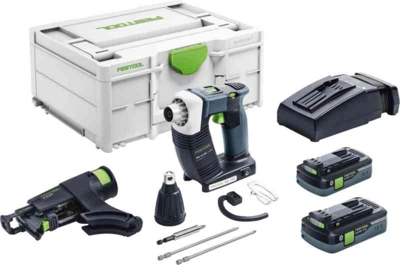 Skruvautomat Festool 18 V DURADRIVE DWC 18-2500 HPC 4,0 I-Plus - SKRUVAUTOMAT FESTOOL DWC 2500 18V. 2 BATT. 4.0AH. LADDARE