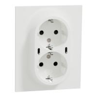 Wall outlet 2-way USB, Elko One