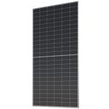 Solpanel med dubbelglas, svart ram