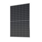 Solpanel med dubbelglas, svart ram