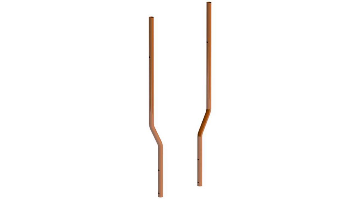 Handledarpar, CW Lundberg - HANDLEDARPAR FASADSTEGE 1280MM T-RÖD ( 100333 ) CW