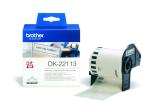 Etiketter Brother DK-22606/22211-22113 m plastfilm