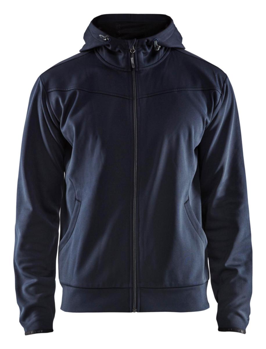 Luvjacka Blåkläder 3363-2526 - LUVTRÖJA BLK 3363-2526 MBLÅ/SVART LÅNGÄRMAD STL 4XL