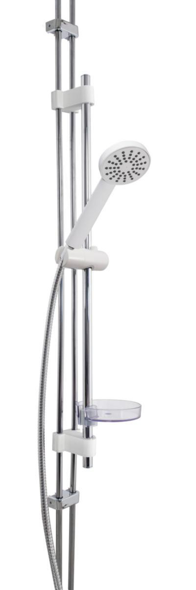 Shower set Vaska, Arrow - ARROW VASKA SHOWER SET 750MM. CHROME/WHITE 40MM C/C, 29601