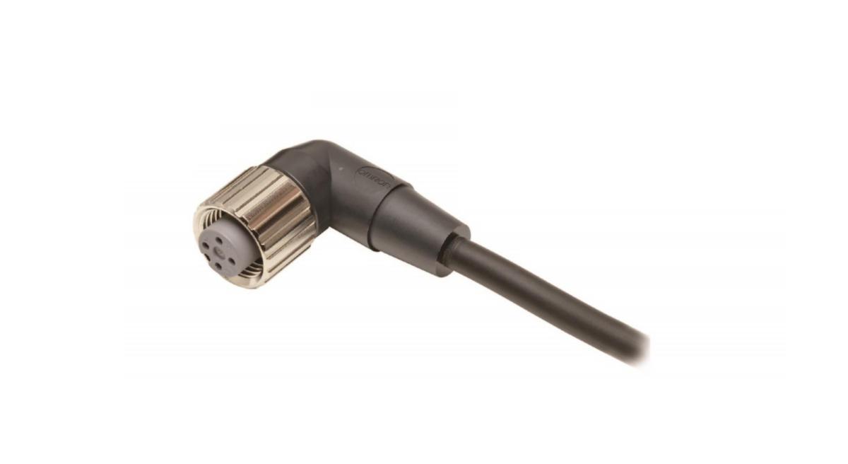 Sensorkabel XS - SENSORKABL PVC 2M VINKLAT M8 XS3F-LM8PVC3A2M