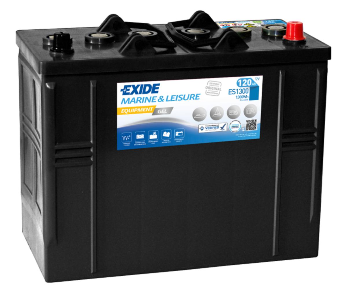 Förbrukningsbatteri Gel Exide - BATTERI GEL 12V 120AH EXIDE ES1300