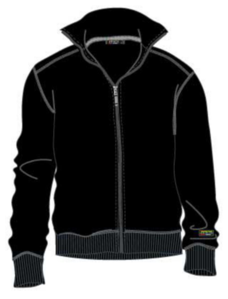 Sweatshirt Blåkläder 3371-1158 - SWEATSHIRT BLK 3371-1158 SVART HEL DRAGKEDJA STL M