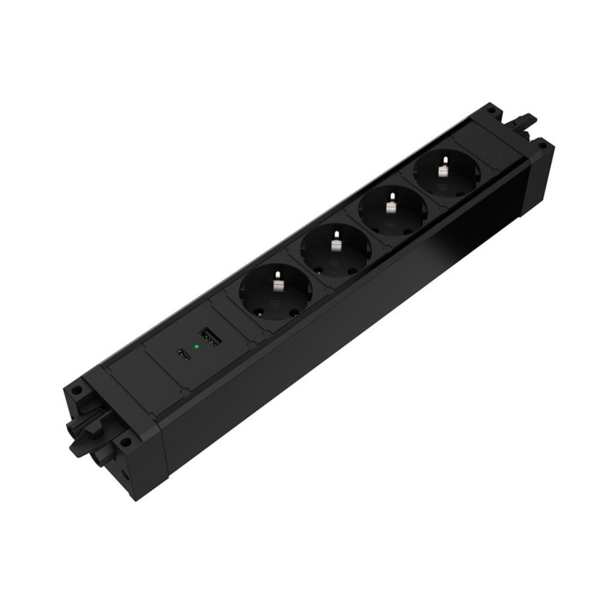 Docky eluttag för GST system - ELUTTAG 4ST USB-A USB-C EL